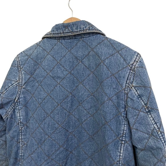 VINTAGE LAUREN BY RALPH LAUREN DENIM BUTTON JACKET | SZ: L | NWOT - Picture 8 of 10